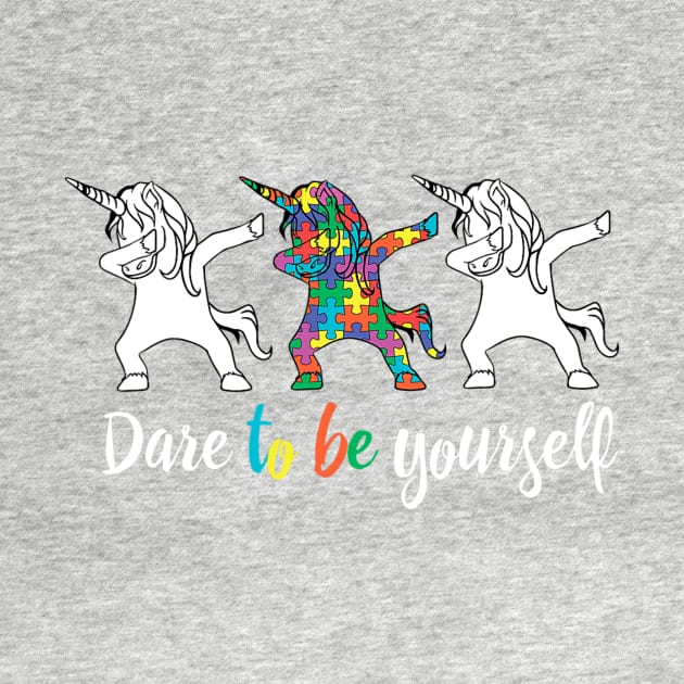 Autism Unicorn Dabbing by CarolIrvine